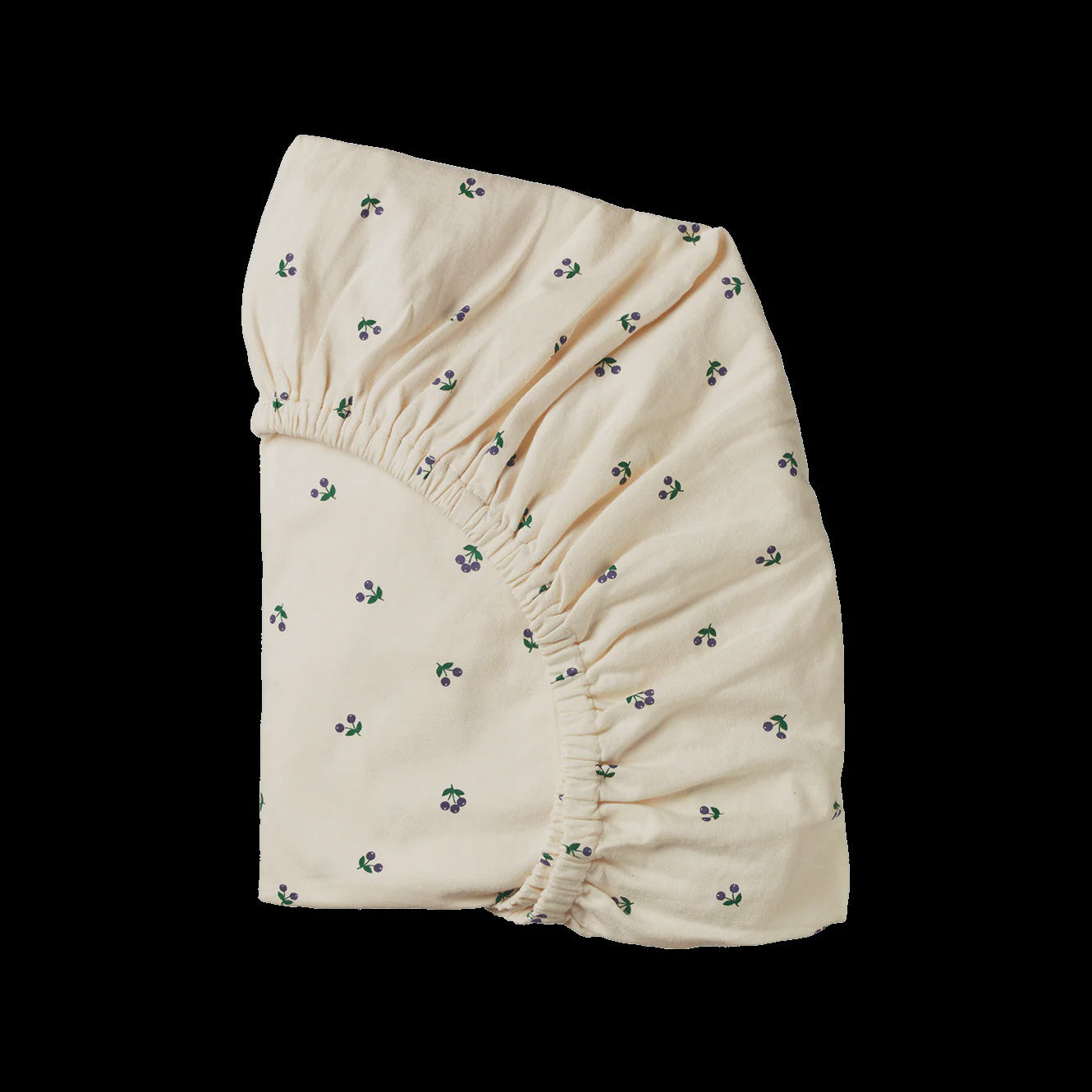 Fitted Sheet Jersey - Winter Berry Print - Cot | Nature Baby