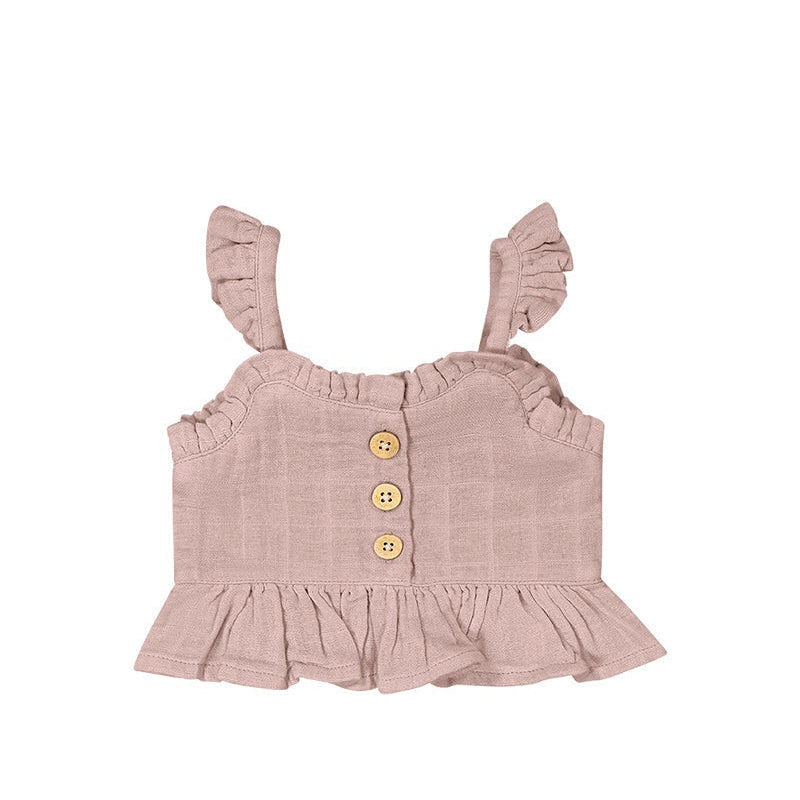 Organic Cotton Gemima Top - Mauve Shadow | Jamie Kay