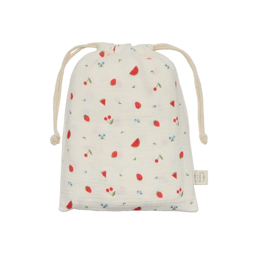 Fitted Cot Sheet - Sweet Pickings | Over The Dandelions