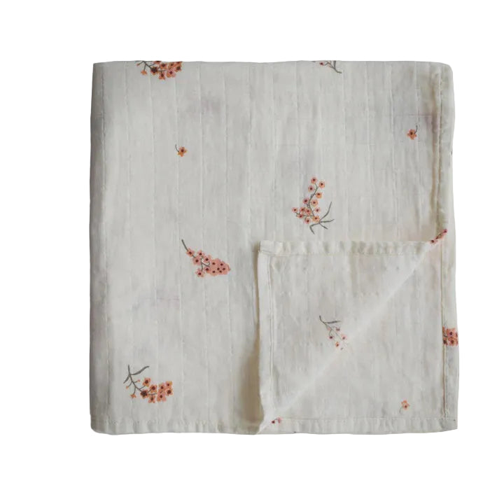 Swaddle - Flowers | Mushie