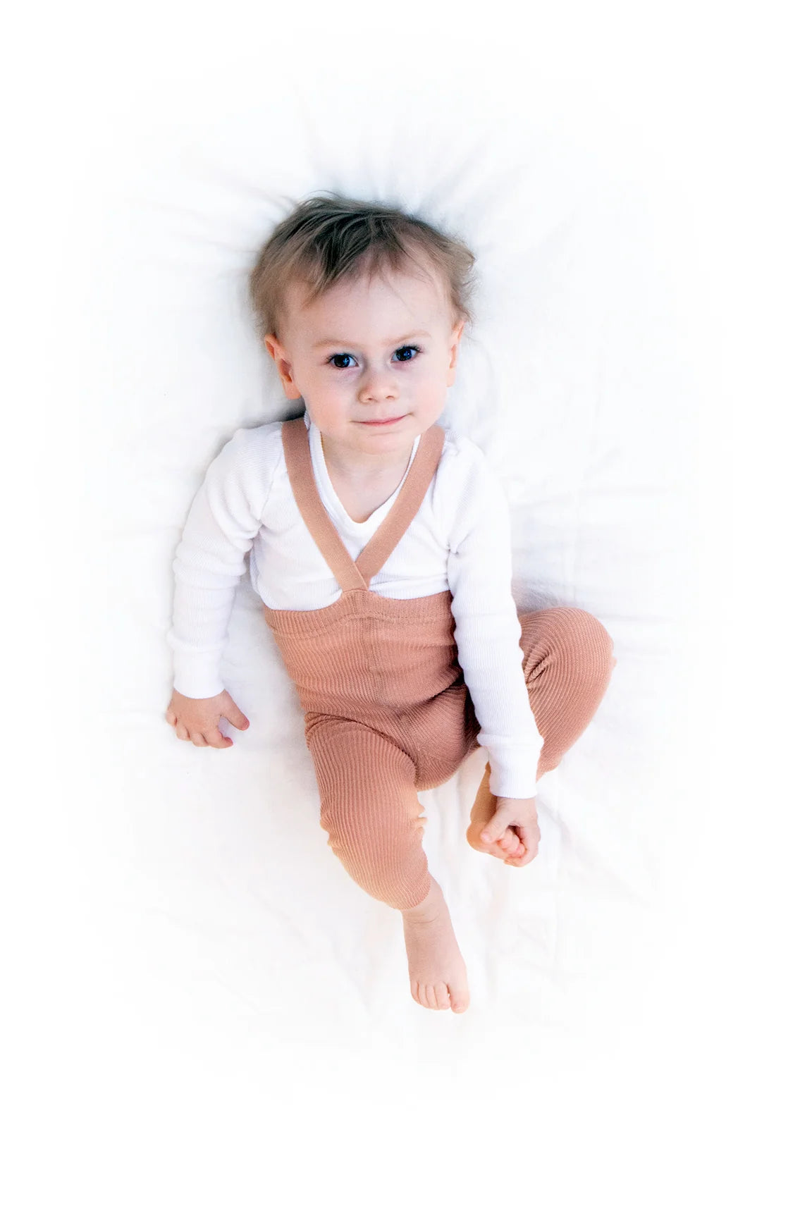 Footless Cotton Tights - Light Brown | Silly Silas