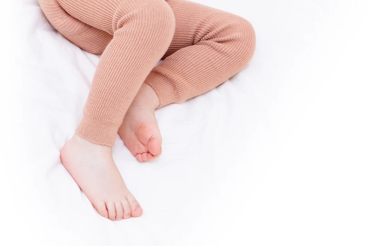 Footless Cotton Tights - Light Brown | Silly Silas