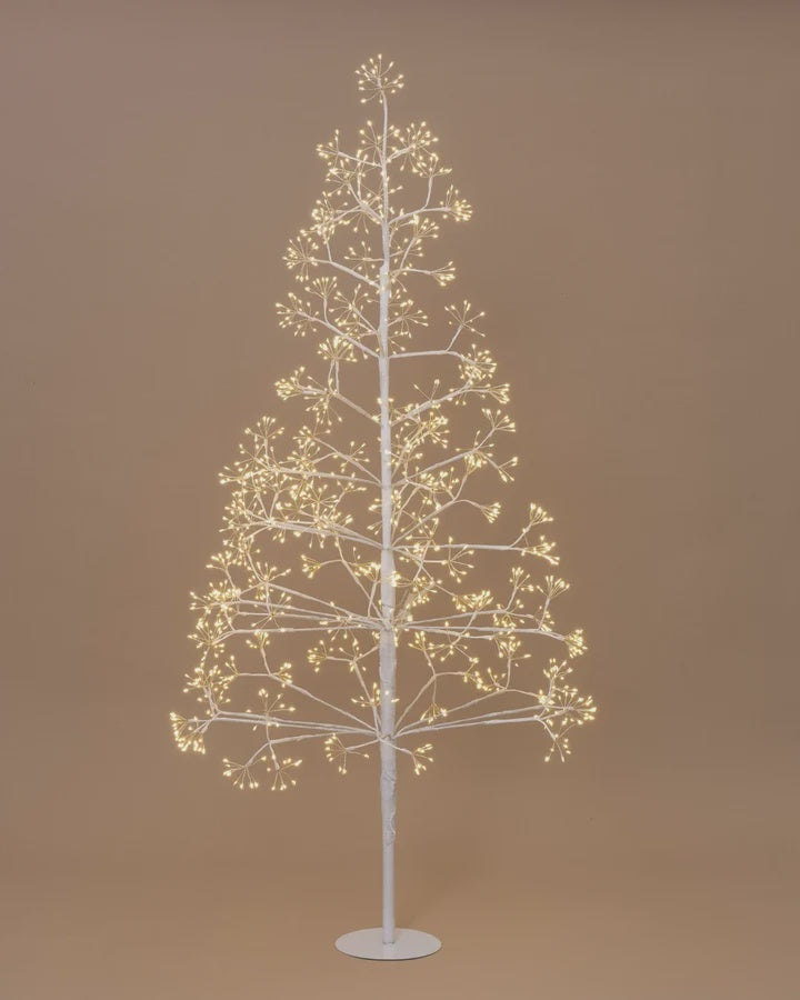 Frankfurt White WW Starburst LED Tree - 180cm | Stellar Haus