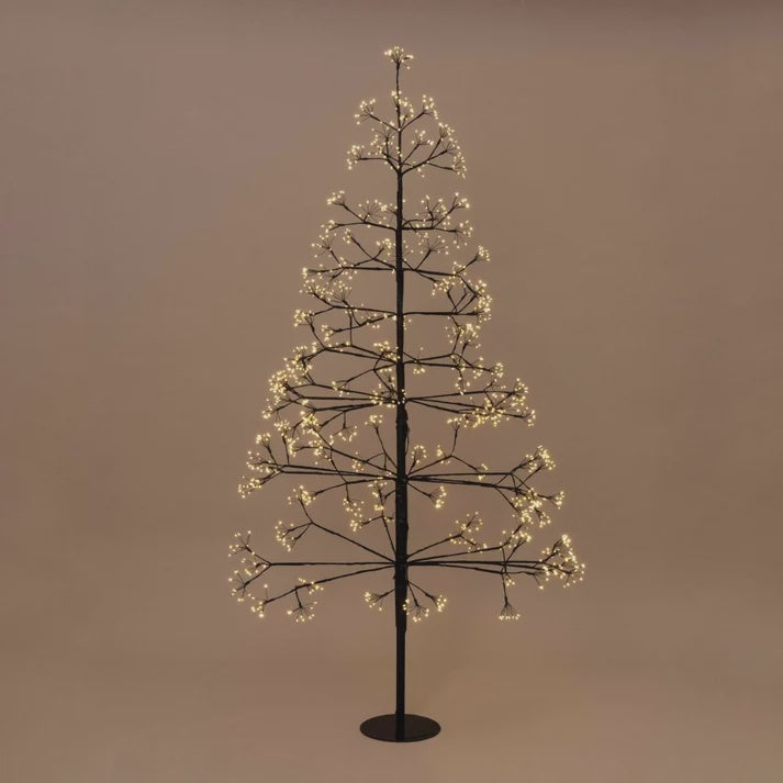 Frankfurt Black Starburst LED Tree - 150cm | Stellar Haus