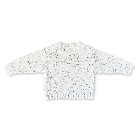 Organic Funfetti Knit Pull Over - Surf | Grown