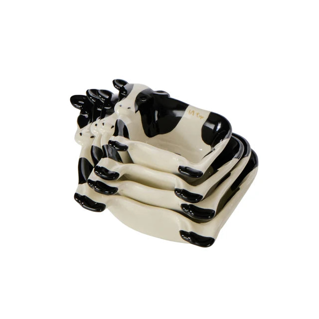 Homestead Measuring Cup Set Black & White | Davis & Waddell