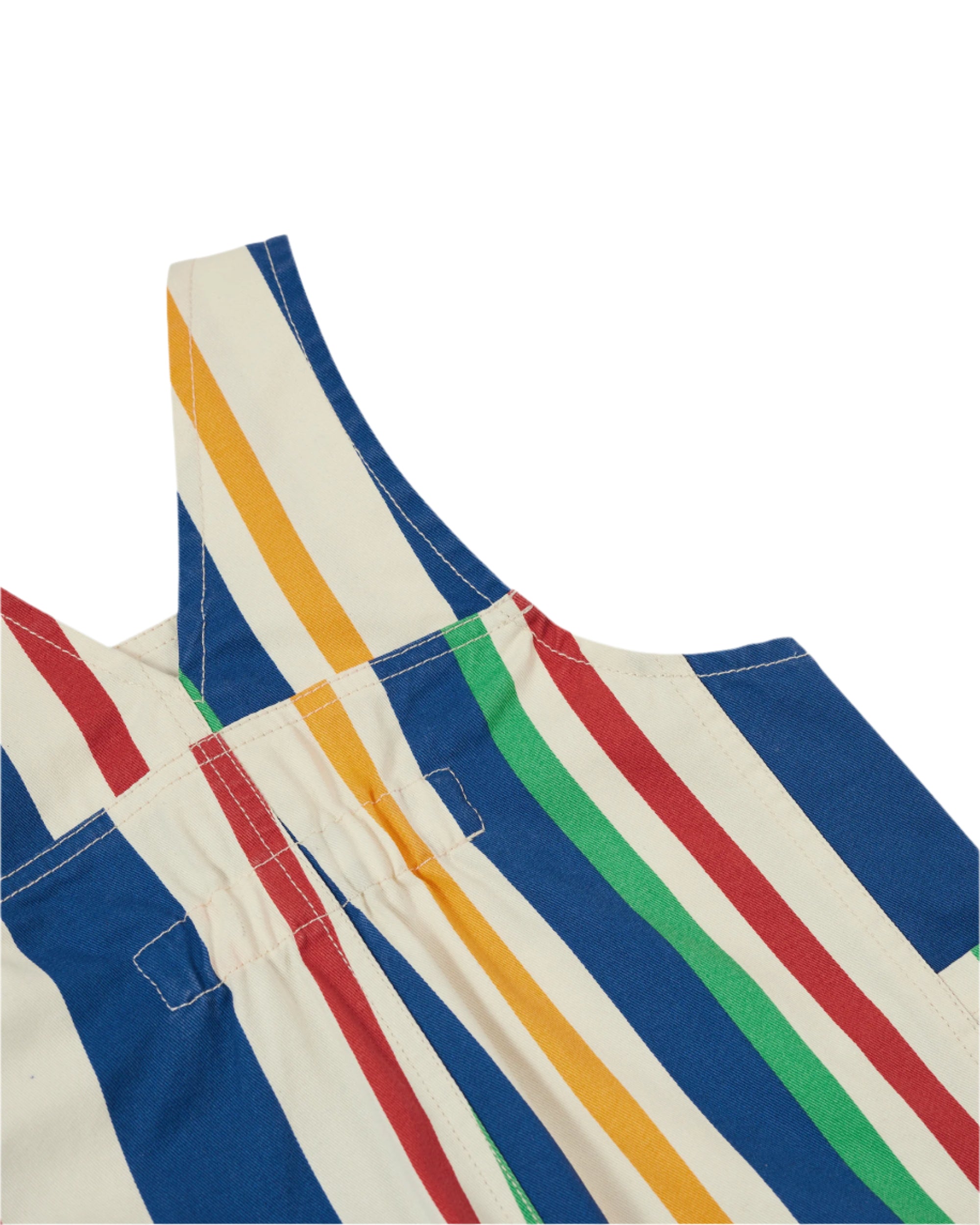 90's Bold Stripe James Denim Pocket Overalls | Goldie and Ace