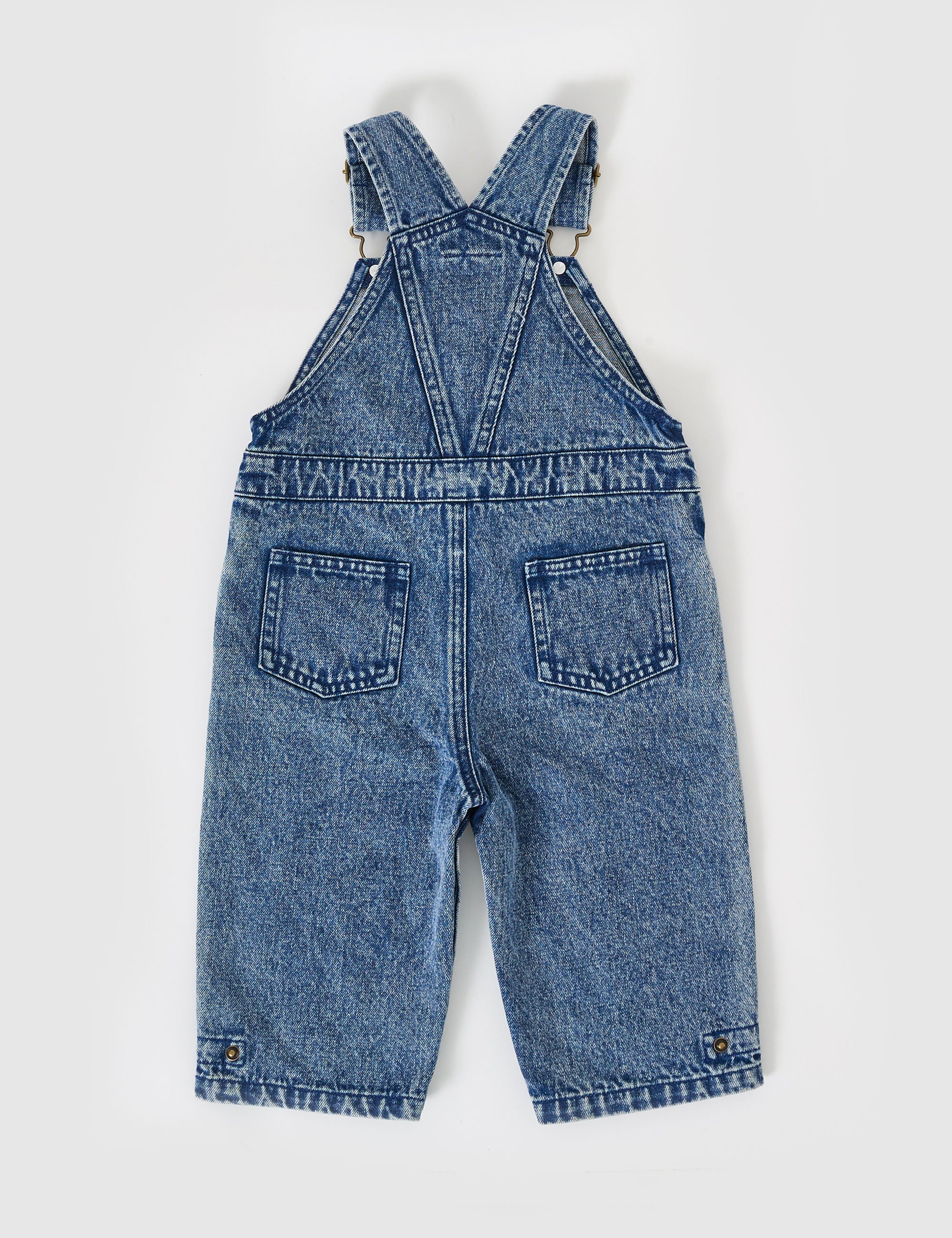 BLAKE VINTAGE WASHED DENIM OVERALLS | Goldie + Ace