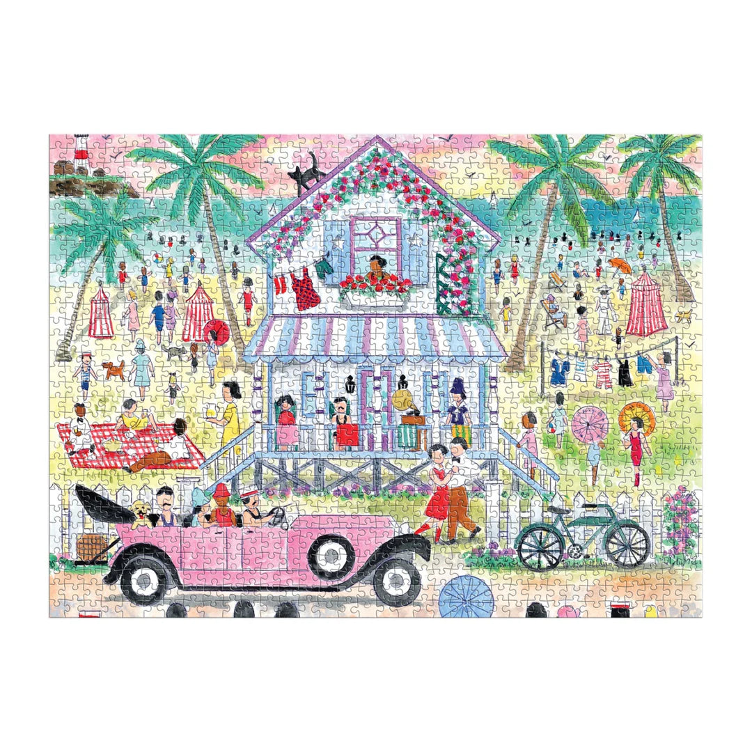 Roaring 20s Beach House - 1000 Piece Puzzle | Michael Storrings