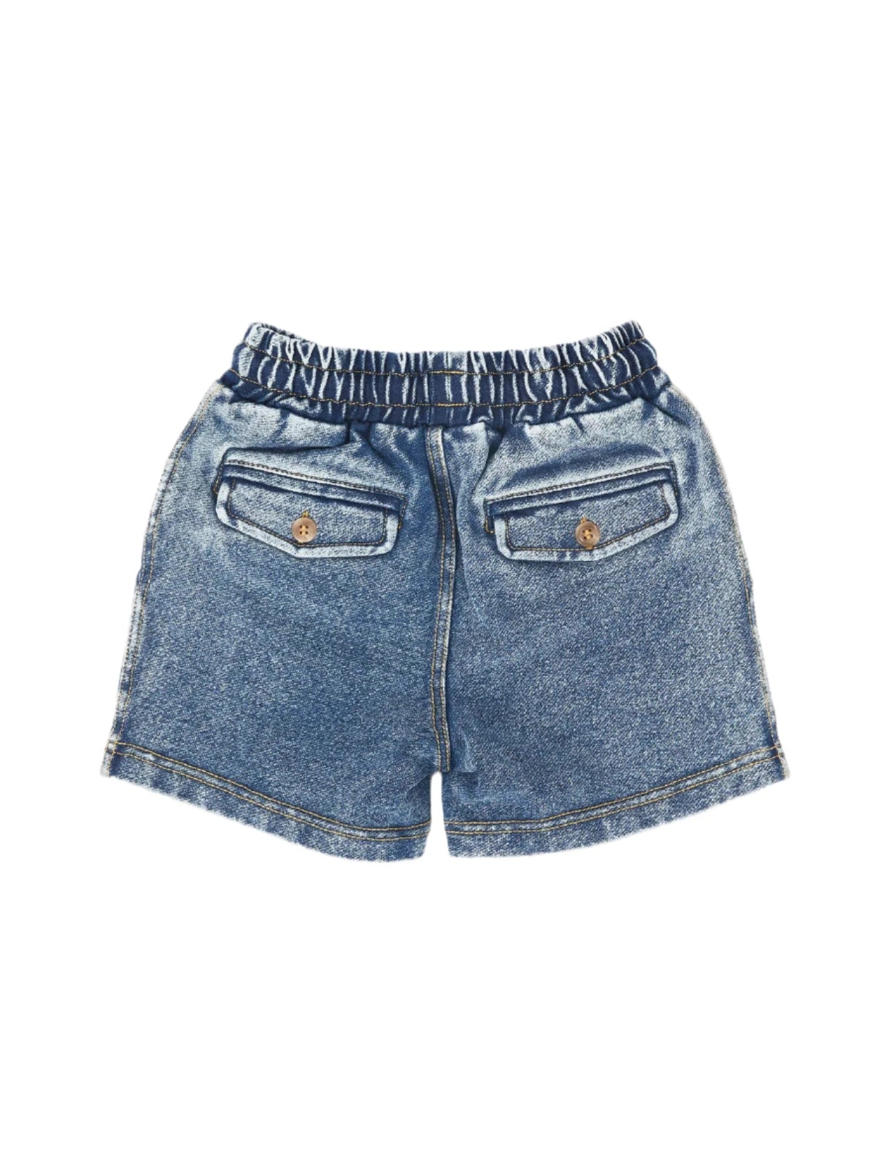 NOAH FRENCH TERRY DENIM LOOK SHORTS | Goldie and Ace