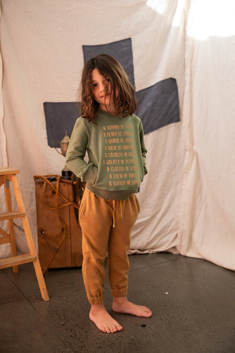 Gang Jumper - Olive | Pearson & Pearson