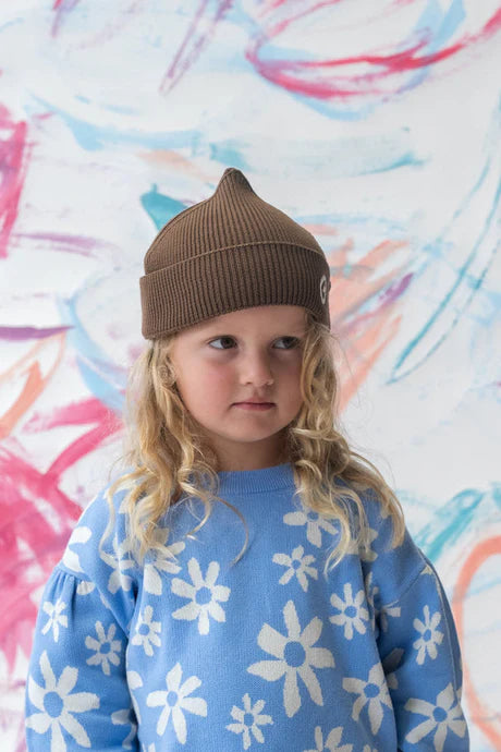 Organic Super Pixie Knit Beanie - Espresso | Grown