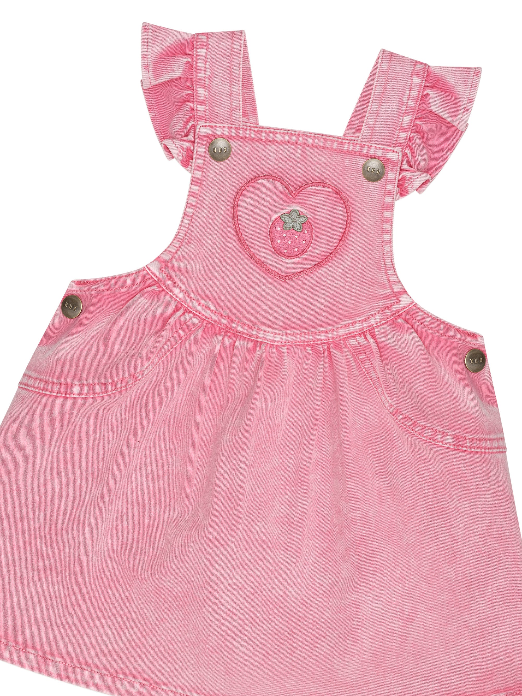BERRY VINTAGE PINAFORE DRESS | Huxbaby