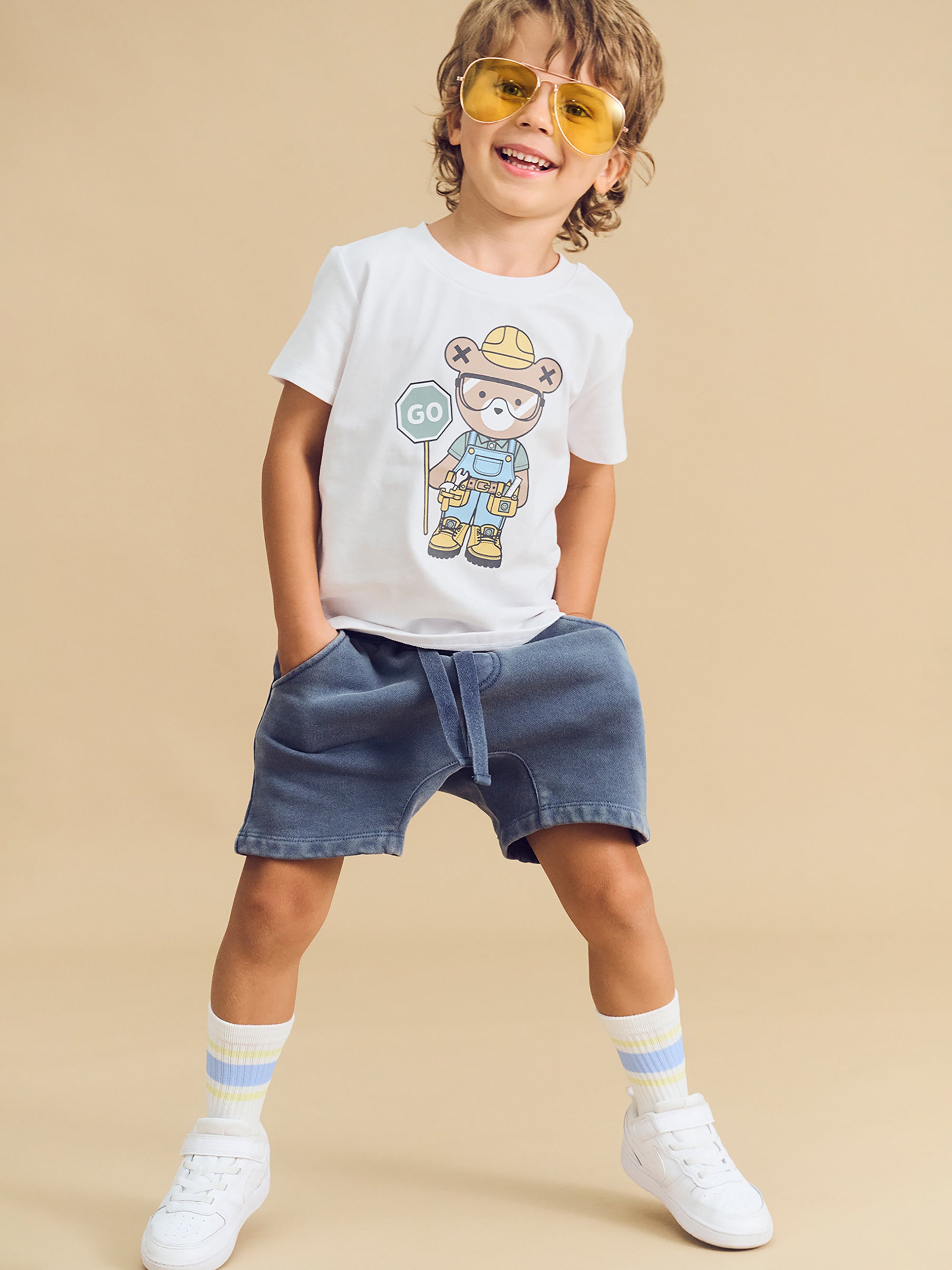ROADWORKS HUX T-SHIRT | Huxbaby