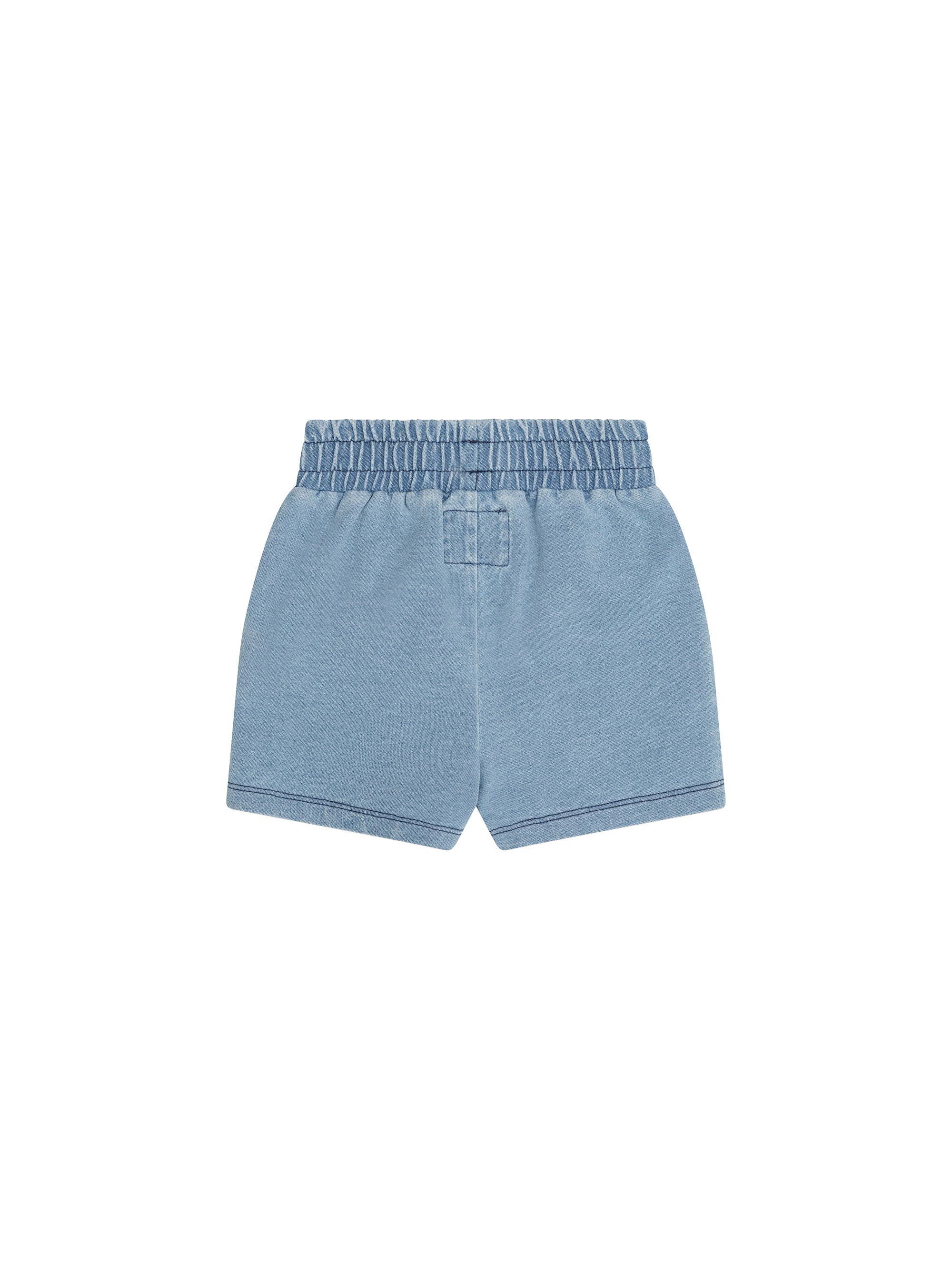 HUXBEAR KNIT DENIM SHORT | Huxbaby
