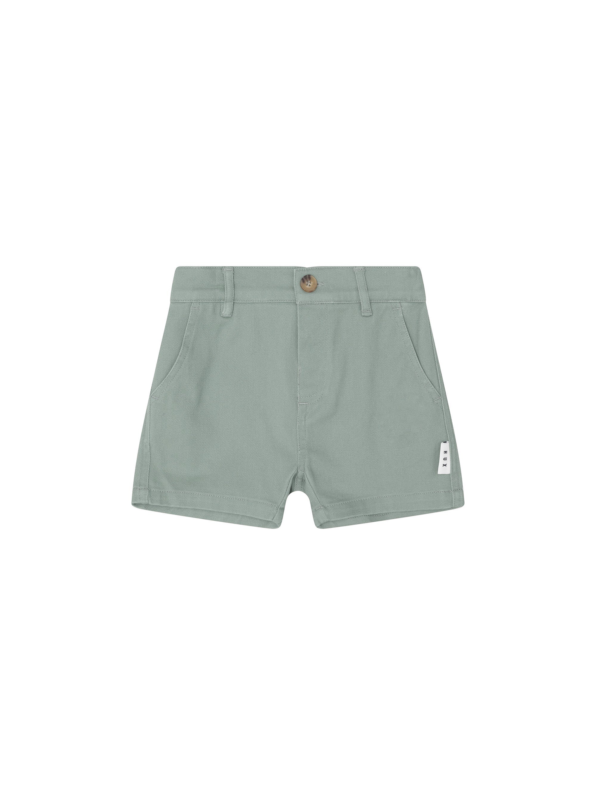 CHINO SHORT SAGE | Huxbaby
