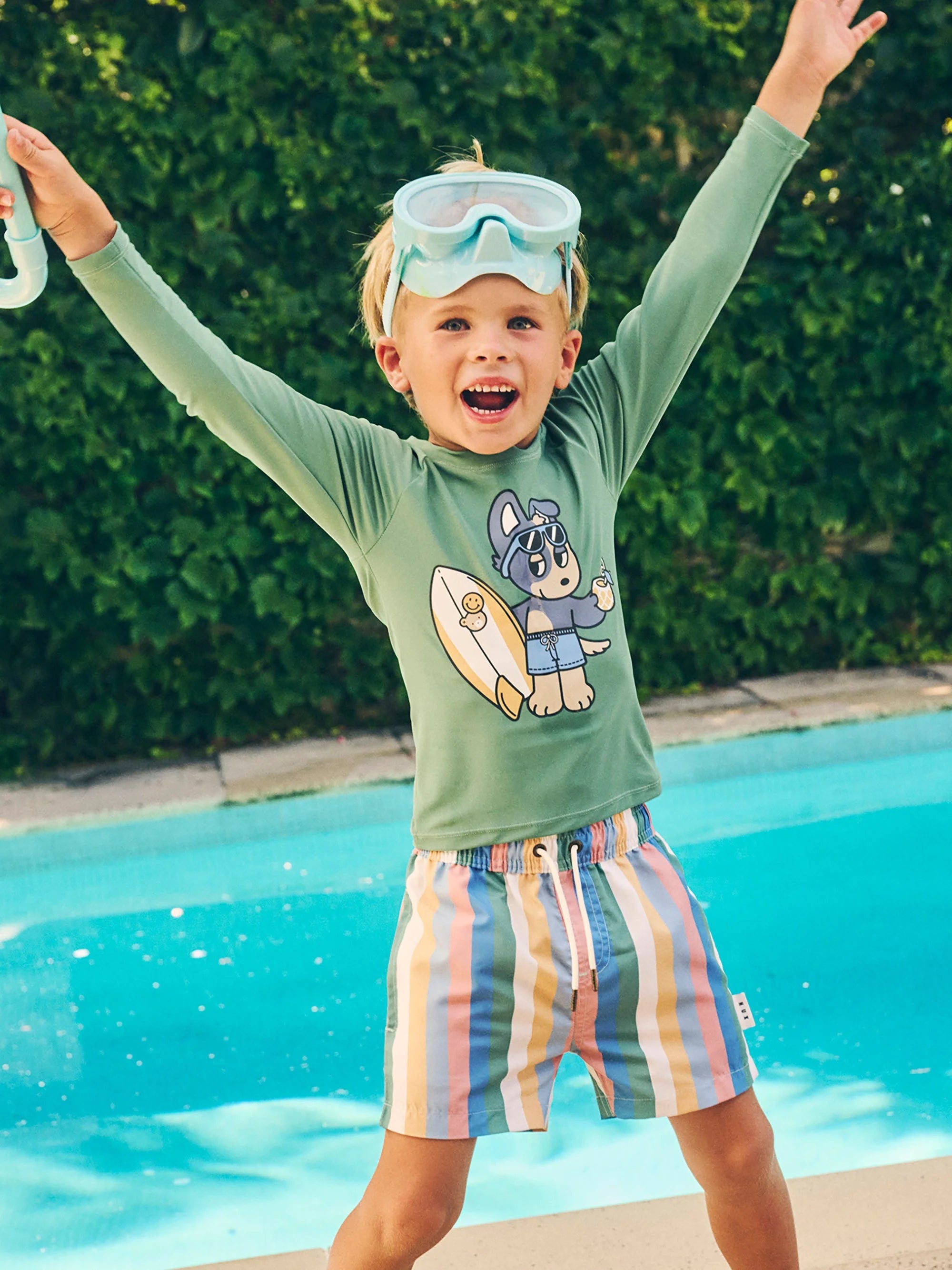 Surfer Dawg Rashguard | Huxbaby