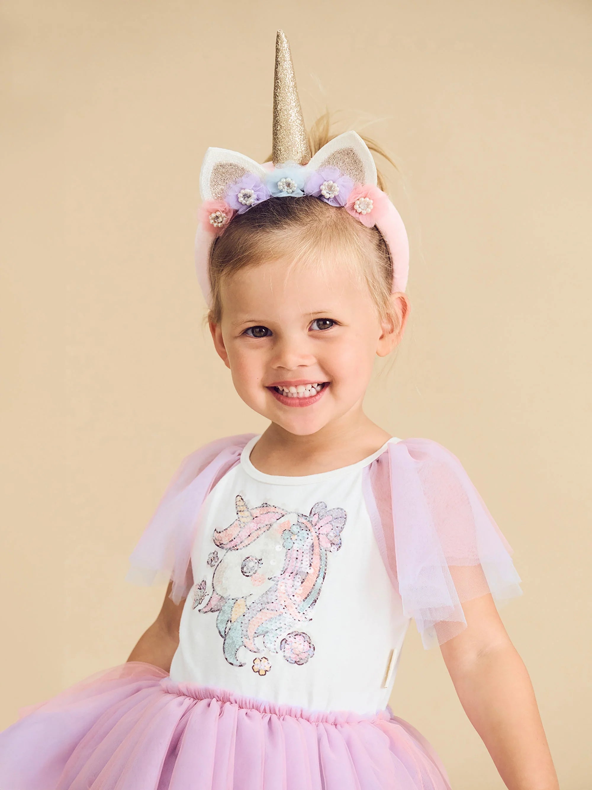 ONE SIZE PARTY UNICORN HEADBAND | Huxbaby