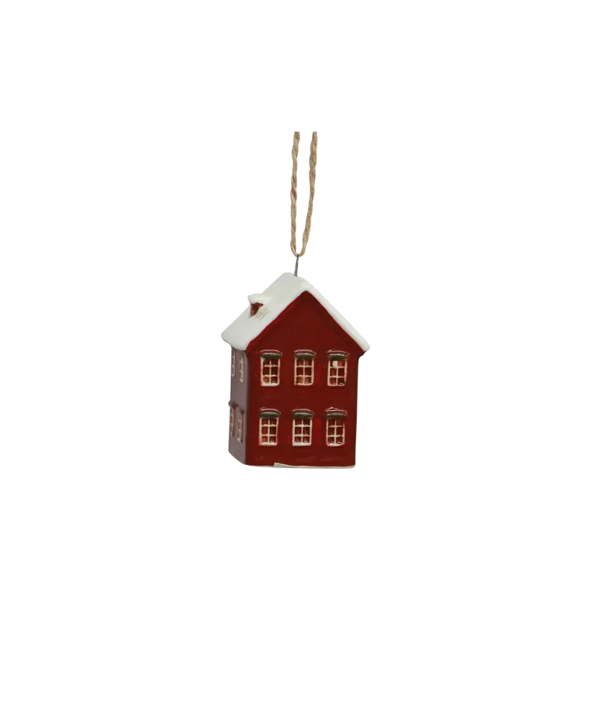 Hanging Mini House - Red | French Country