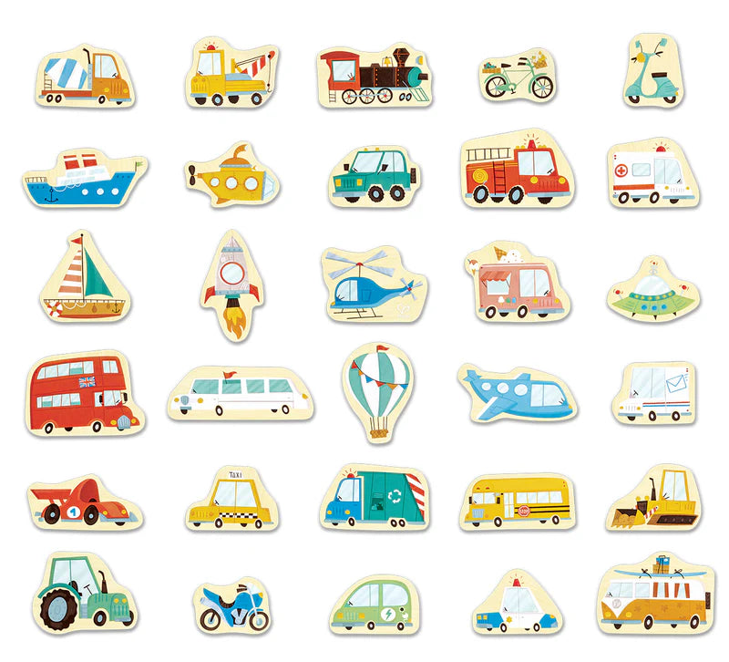 Magnetic Vehicles - 30pc | Hape