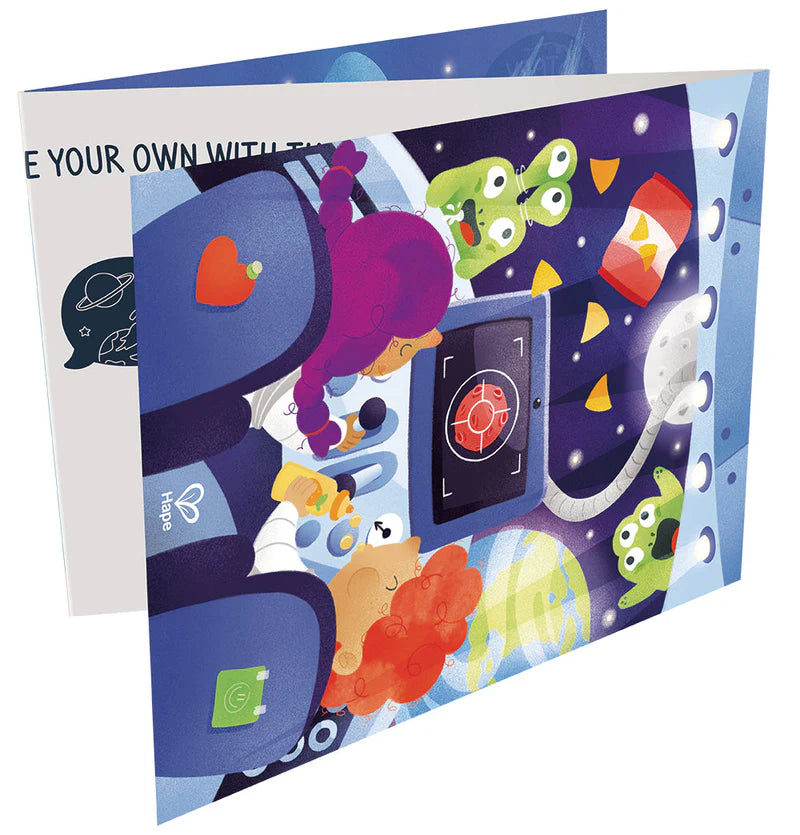 Intergalactic Puzzle and Story Telling - Space | 3-in-1 || Hape