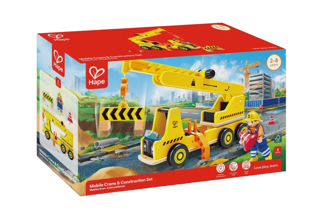 Mobile Crane & Construction Set | Hape