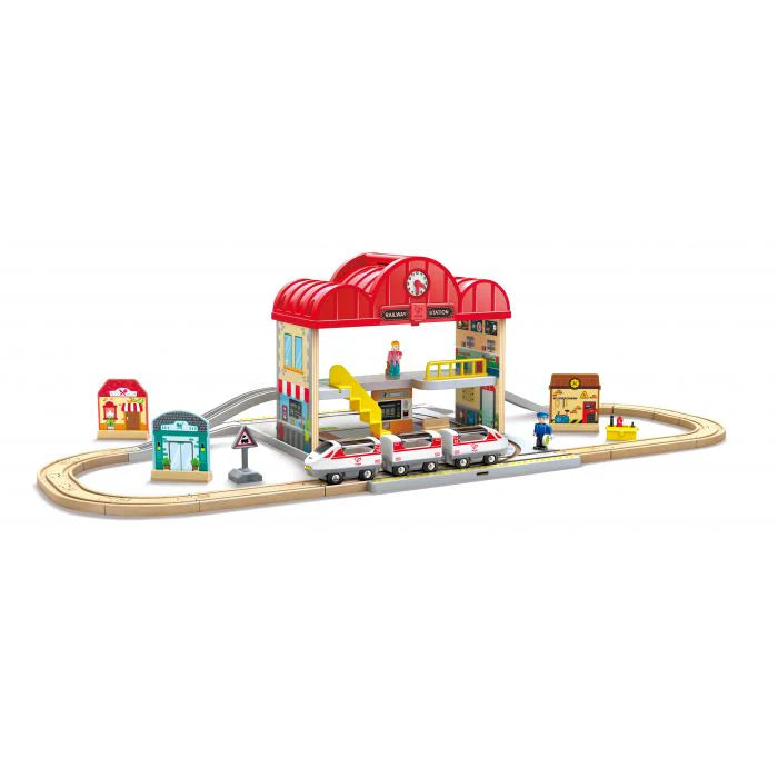 Portable Train Station Set | Hape
