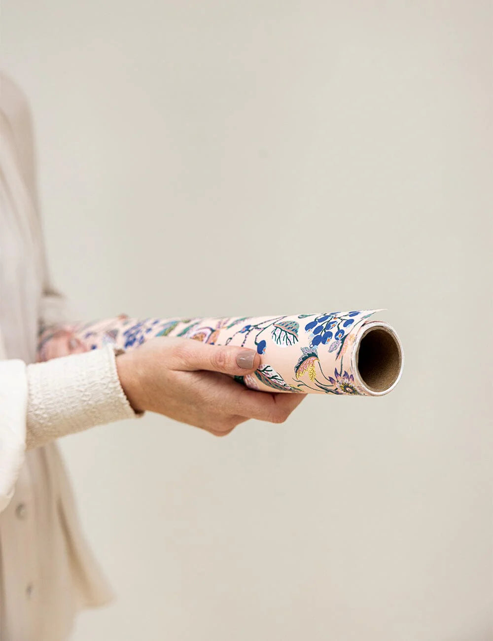 Gift Wrap Roll 3m - Huckleberry | Bespoke Letterpress