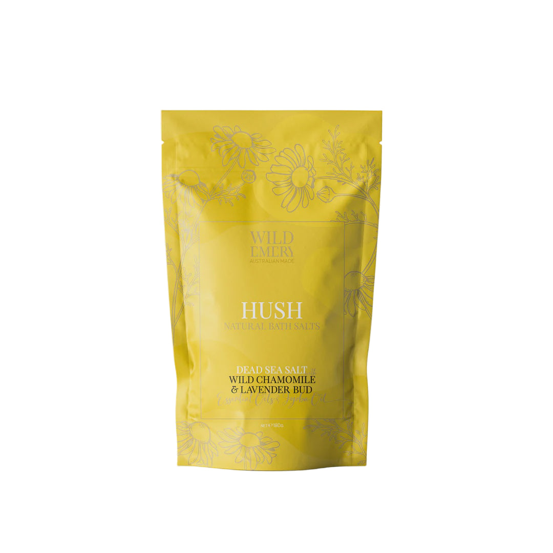 Natural Bath Salts - Hush - 180g | Wild Emery