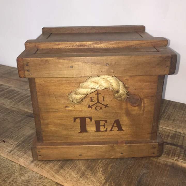 Box With Lid - Tea & Coffee | Blue Goose Imports