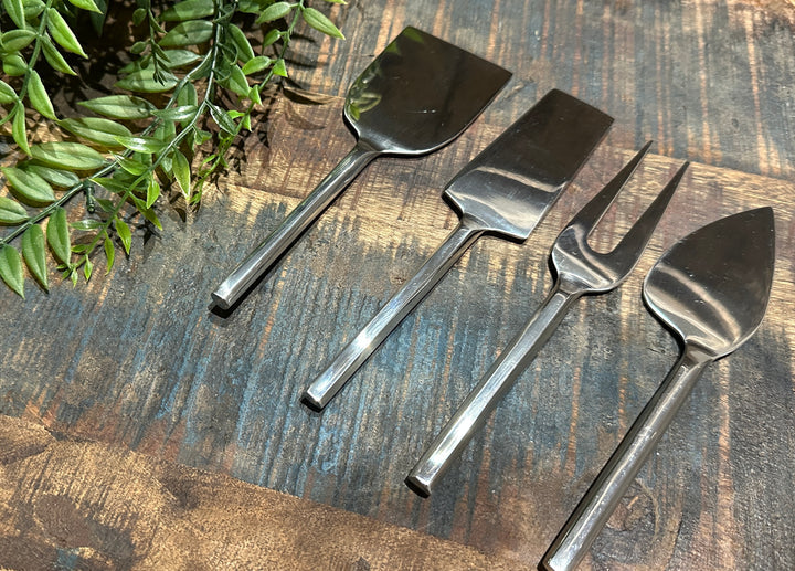 Hexagon Handle Cheese Knife Set/4 | Blue Goose Imports