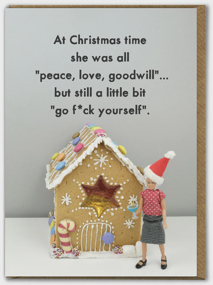 Card - Xmas Peace Love | Bold & Bright
