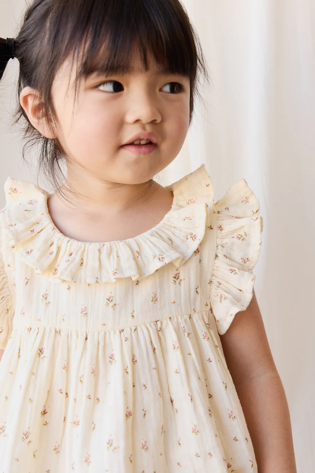 Organic Cotton Muslin Banks Blouse - Dina Antique | Jamie Kay
