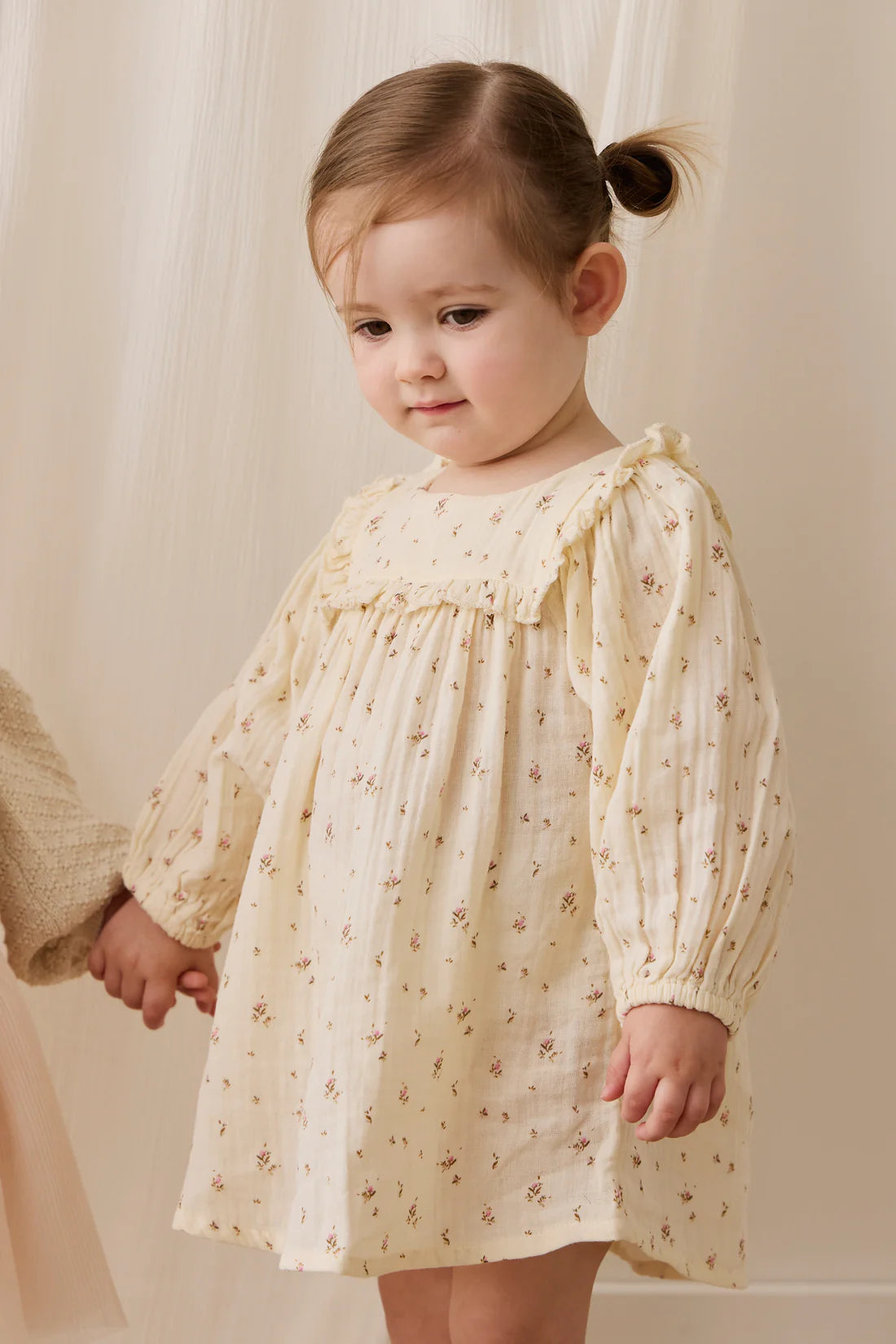 Organic Cotton Muslin Amira Dress - Dina Antique | Jamie Kay