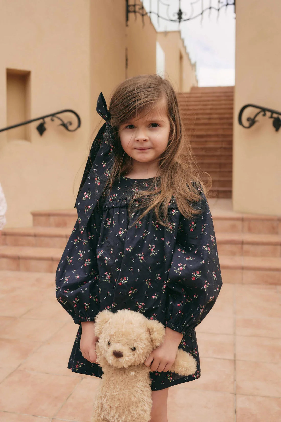 Organic Cotton Amira Dress | Bianca Noir | Jamie Kay
