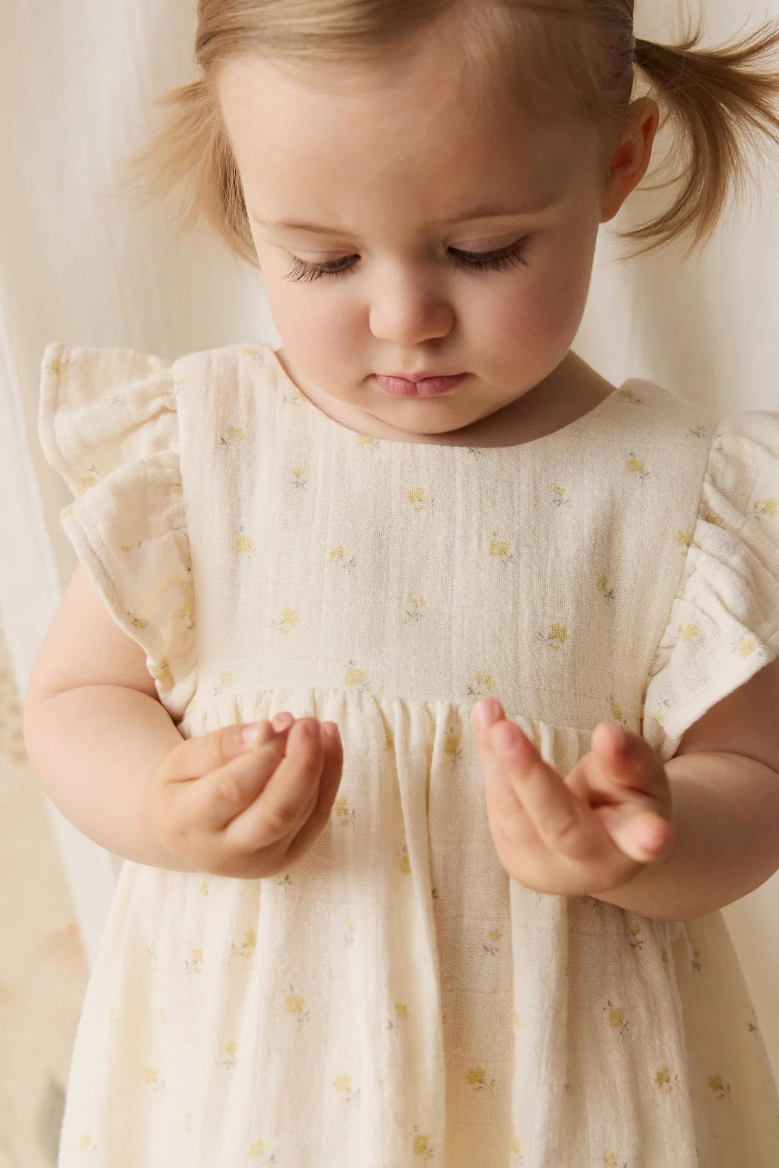 Organic Cotton Muslin Brielle Dress - Vintage Ditsy | Jamie Kay