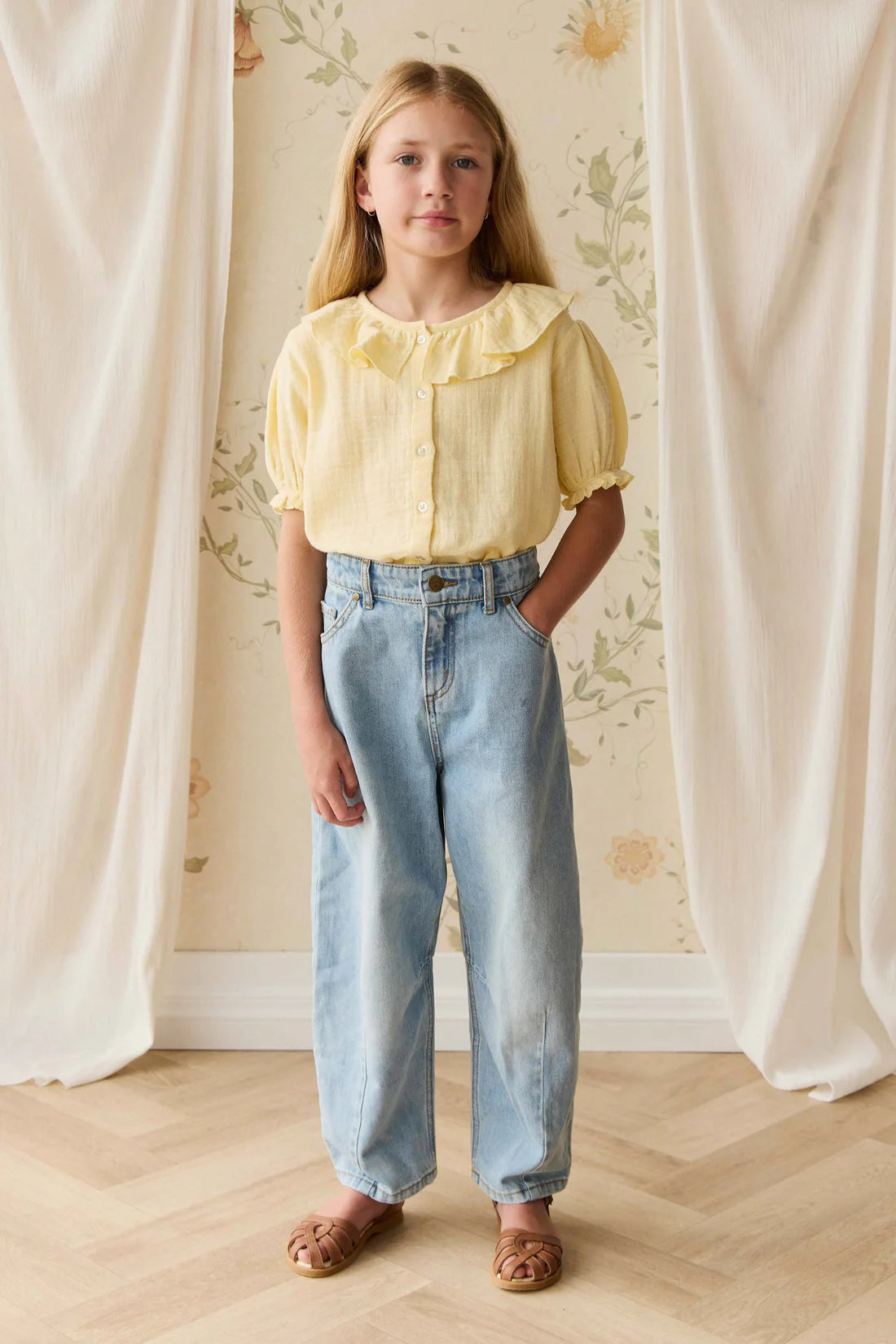 Sierra Pant - Antique Blue | Jamie Kay