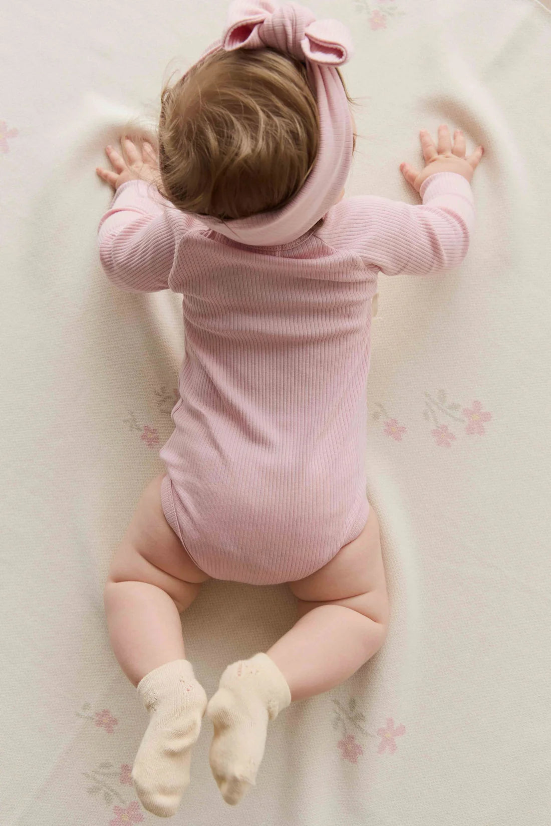 Organic Cotton Modal Marina Long Sleeve Bodysuit - Trinket | Jamie Kay