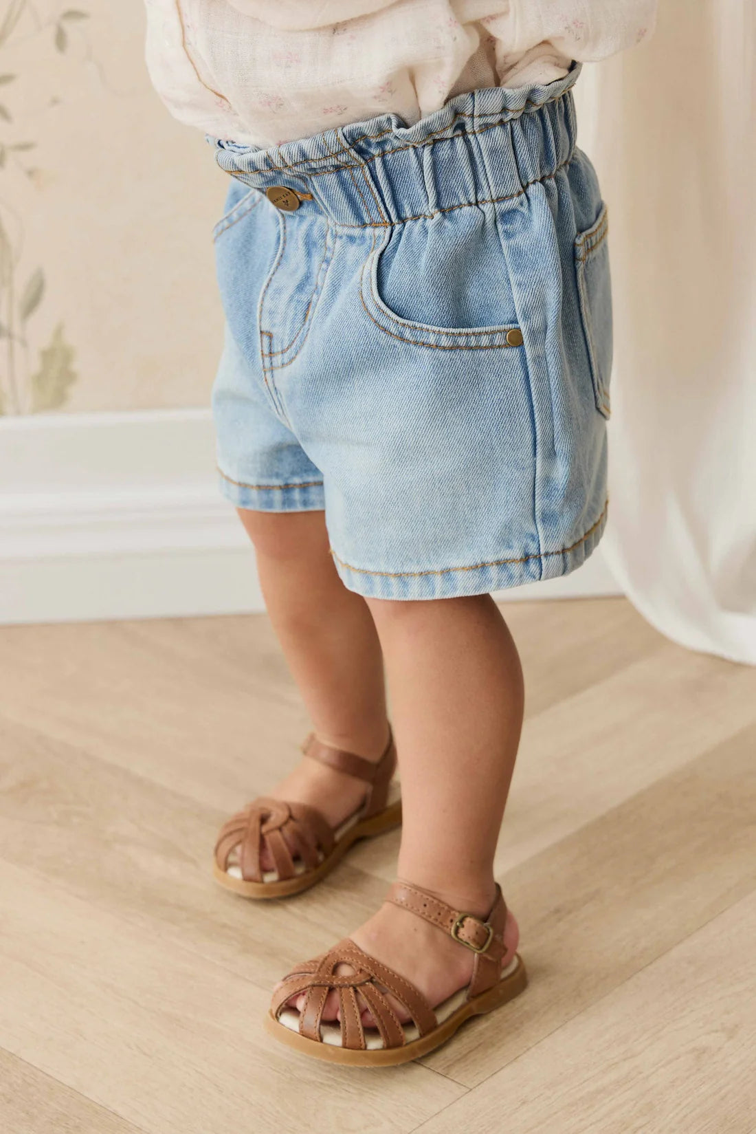 Kora Short - Antique Blue | Jamie Kay
