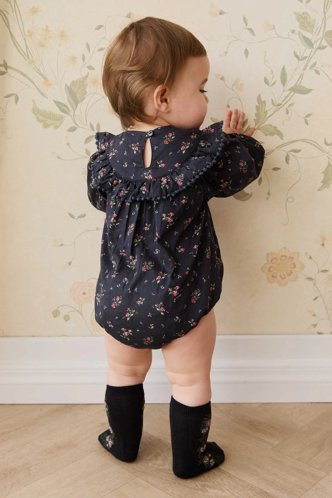 Organic Cotton Malia Playsuit | Bianca Noir | Jamie Kay