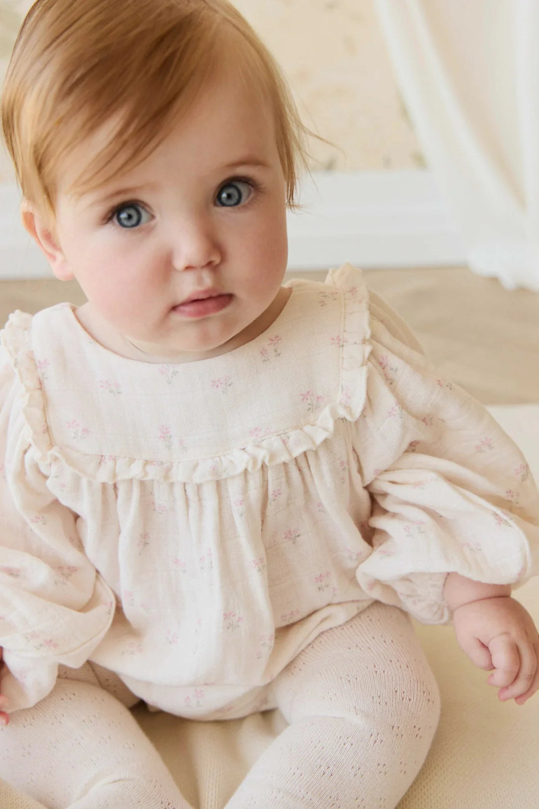 Organic Cotton Muslin Frances Playsuit | Pauline Pink | Jamie Kay