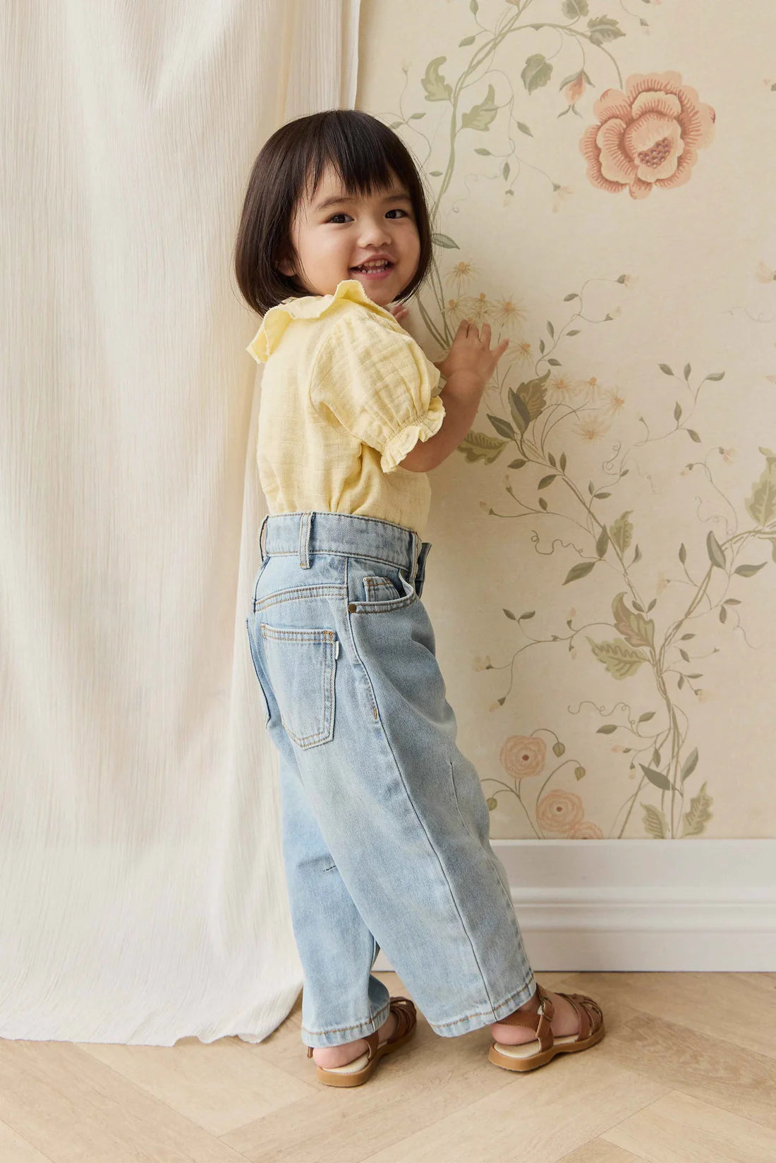 Organic Cotton Muslin Alora Top - Sunshine | Jamie Kay