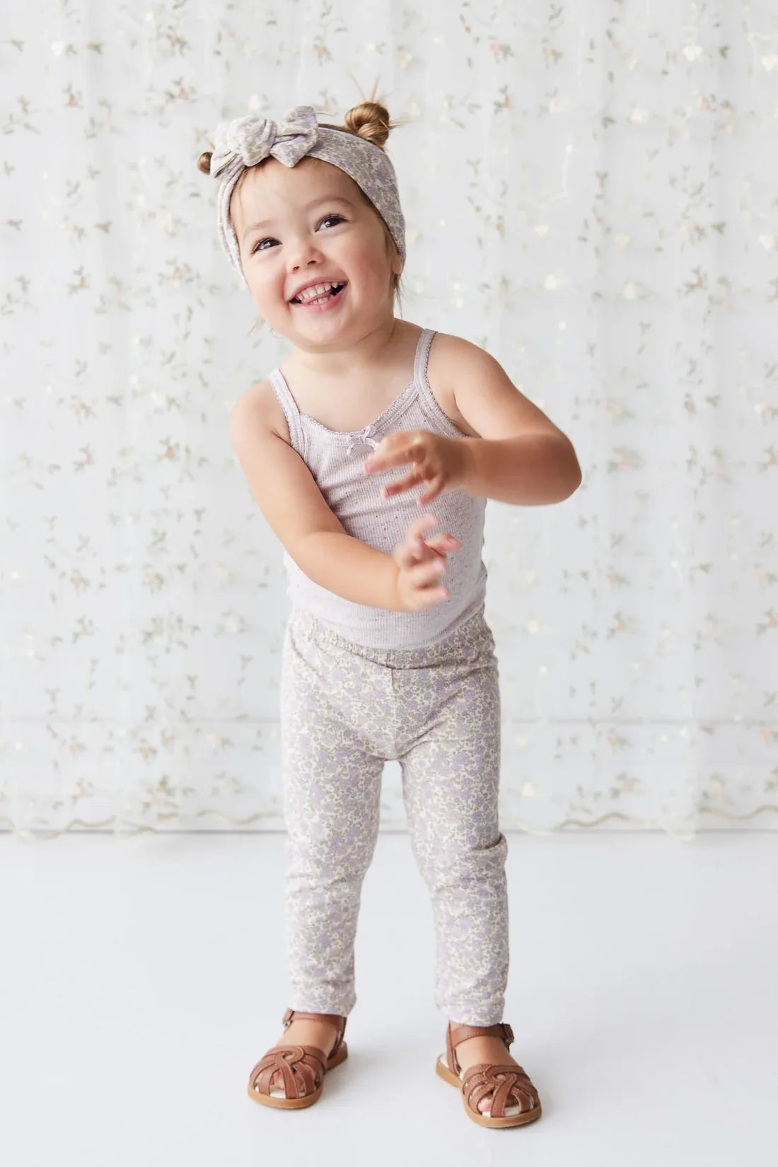 Organic Cotton Everyday Legging - Chloe Lavender | Jamie Kay