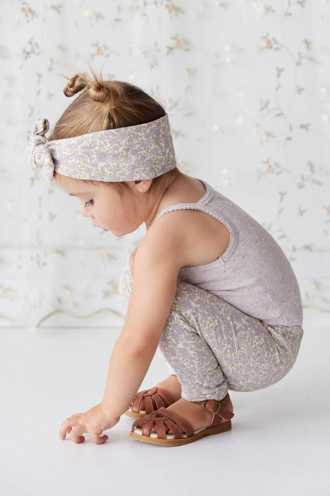Organic Cotton Everyday Legging - Chloe Lavender | Jamie Kay