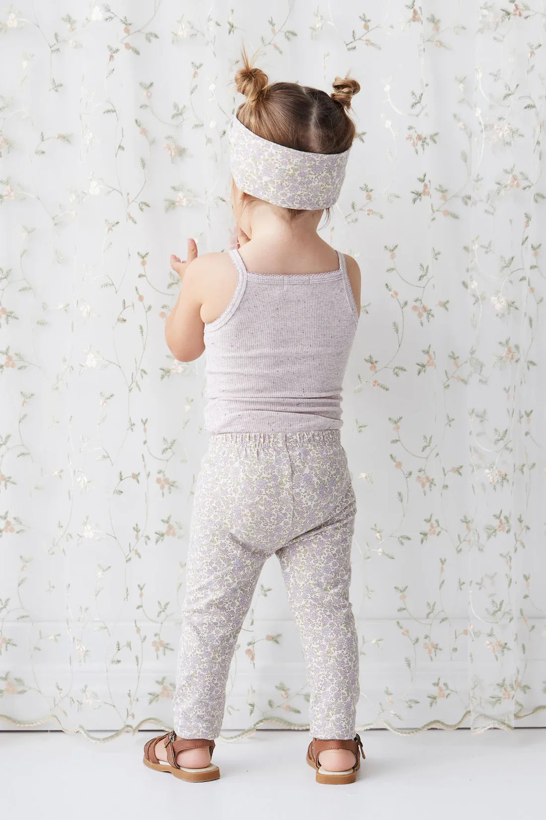 Organic Cotton Everyday Legging - Chloe Lavender | Jamie Kay