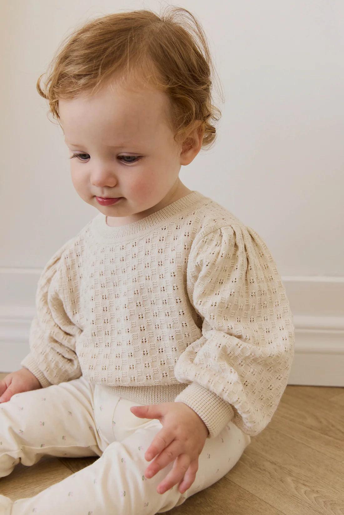 Organic Cotton Everyday Legging - Ditsy Cherries | Jamie Kay