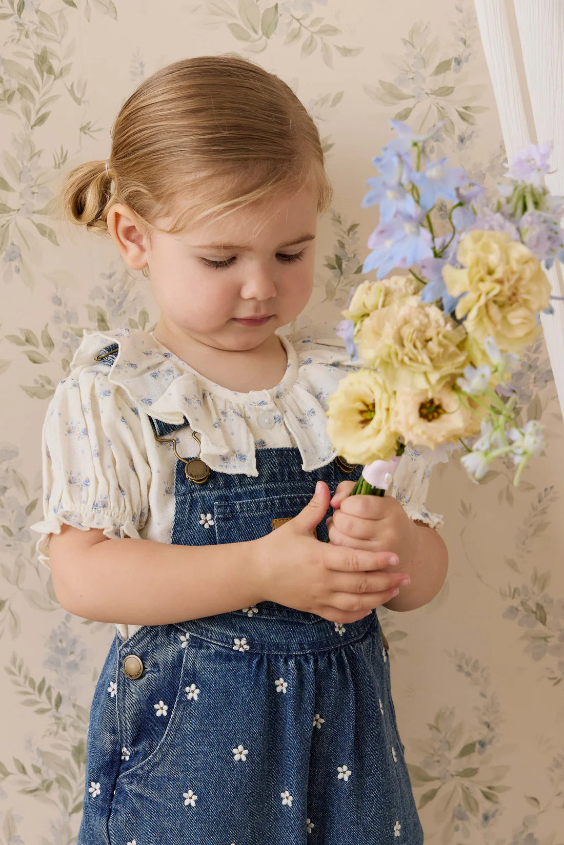 Cecil Overall - Josie Floral Denim | Jamie Kay