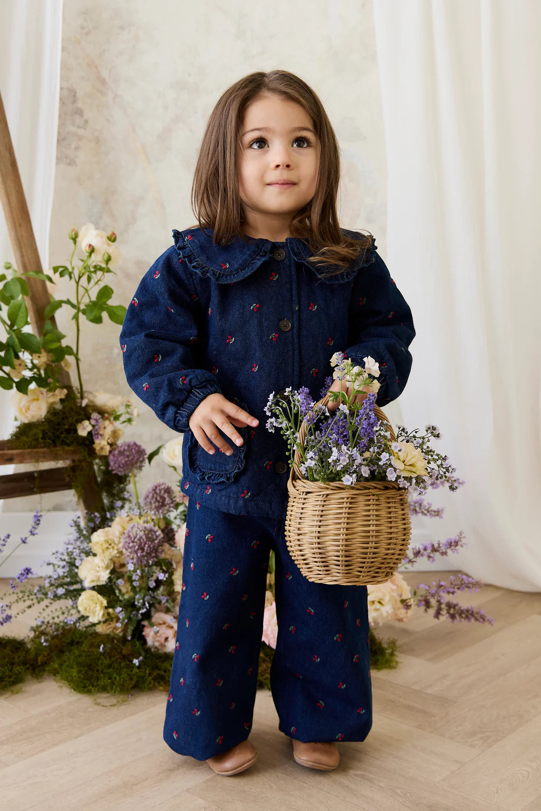 Amandine Jacket - Cerise Denim | Jamie Kay