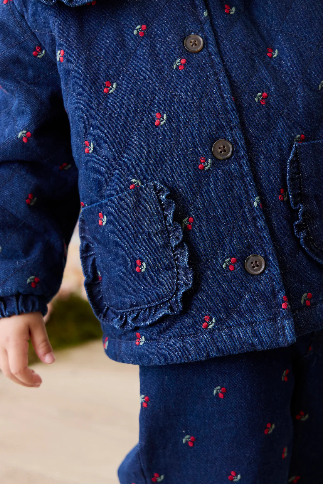 Amandine Jacket - Cerise Denim | Jamie Kay