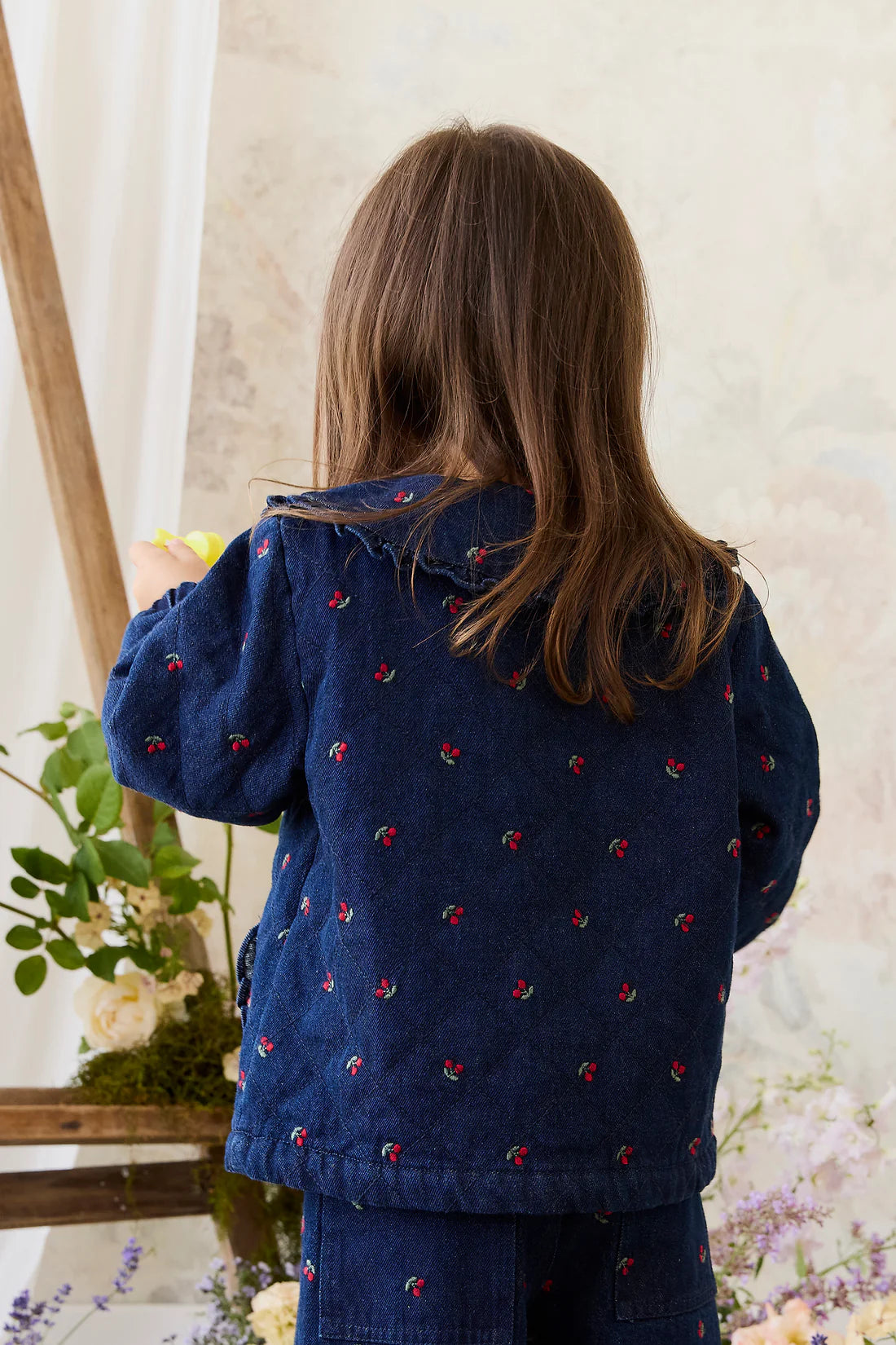 Amandine Jacket - Cerise Denim | Jamie Kay
